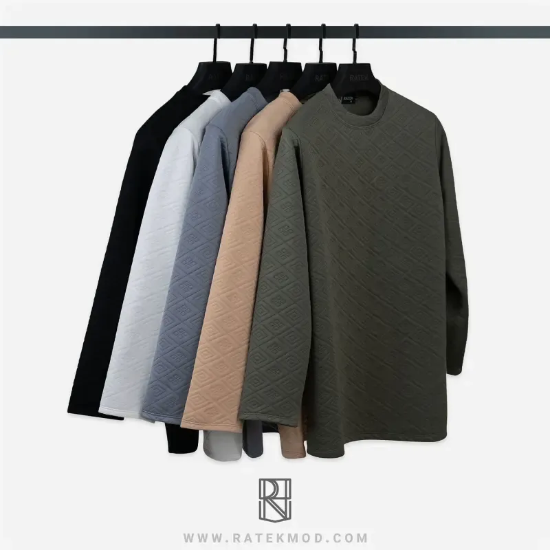 بلوز لانگ اسلیو ژاکارد گرم بالا طرح گالا