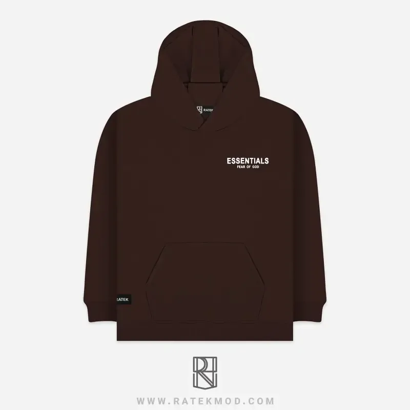 هودی پشت چاپ طرح FEAR OF GOD دورس توکرک لاکرا دار حوله ای