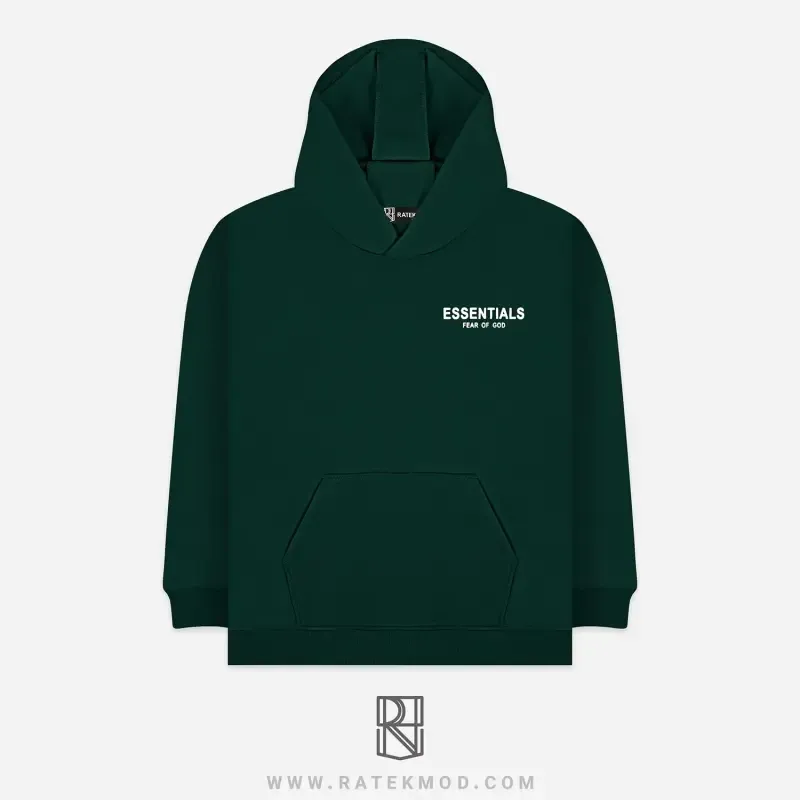 هودی پشت چاپ طرح FEAR OF GOD دورس توکرک لاکرا دار حوله ای