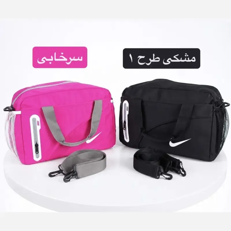 ساک مسافرتی و ورزشی پارچه ای بنددار ابعاد 35x25x20 سانتیمتر