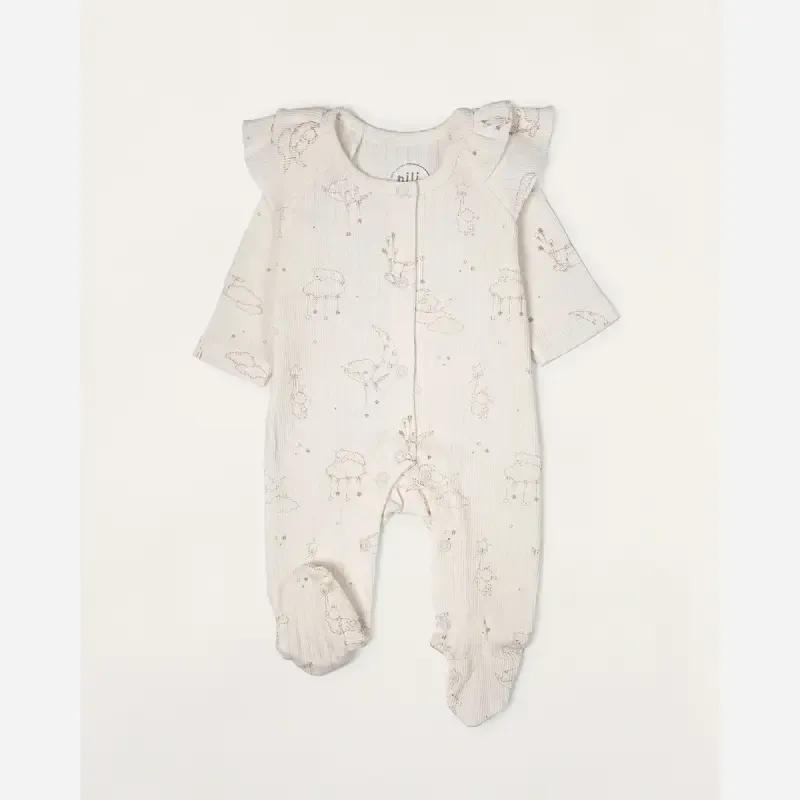 ست 13 تکه بیمارستانی نوزادی طرح لالالند نخ پنبه سایز 0 تا 3 ماه