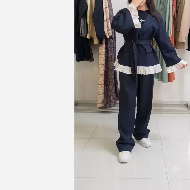کت شلوار زنانه مدل ماهور پارچه مازراتی خرج کار سفید سایز 38 تا 50