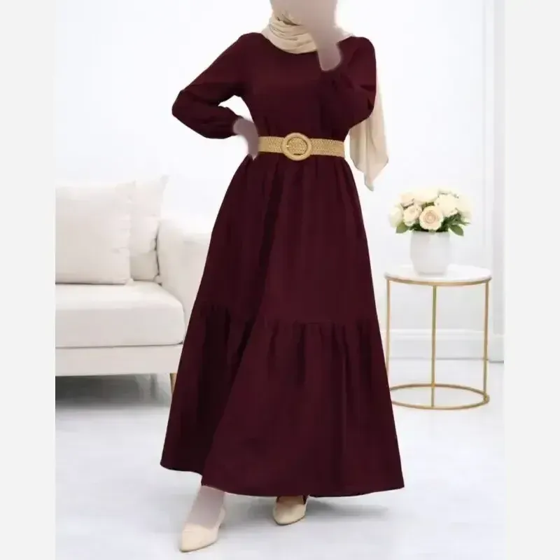 پیراهن ململ طرح آیدا یقه گره ای سایز 38 تا 48