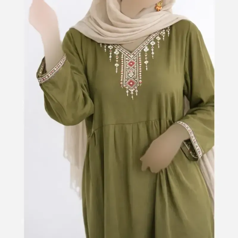 ساحلی نخی طرح مایا خنک و تنفسپذیر فری سایز