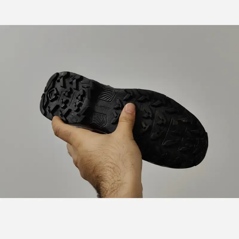 کفش اسپرت مردانه سالامون رانینگ سفید مشکی مناسب طبیعت گردی سایز 41 تا 44