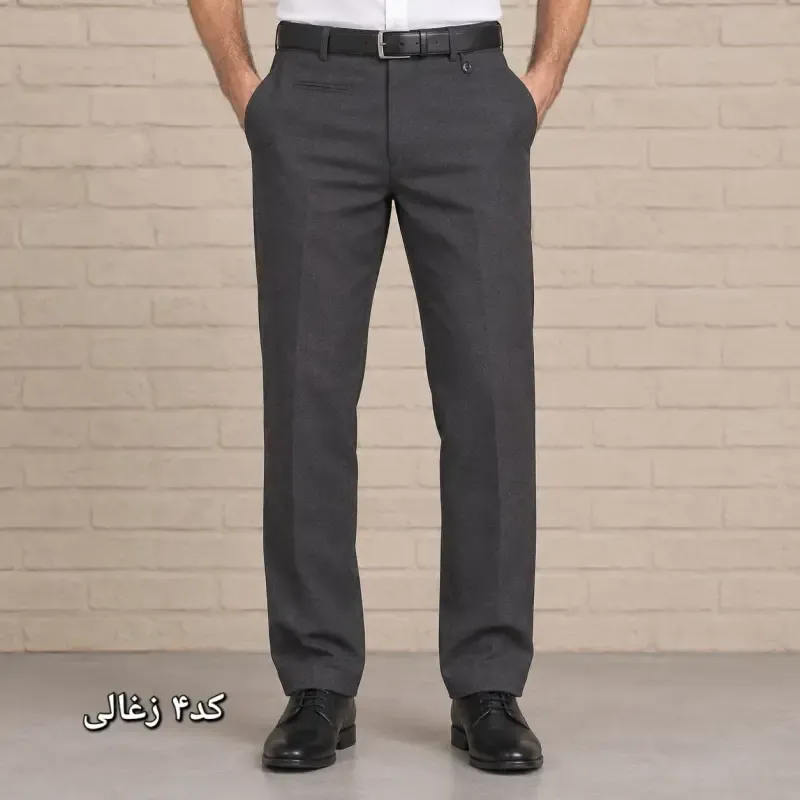 شلوار پارچه ای مردانه راسته پارچه زرین رنگ ثابت سایز 44 تا 54