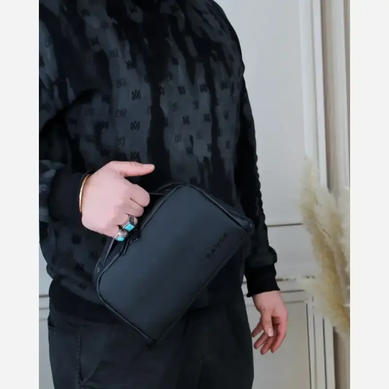 کیف مردانه پارچه ای اسپرت رسمی روزمره زیپ دار
