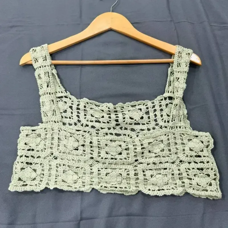 تاپ قلاب بافی فری سایز زنانه کد 1047 مناسب تا سایز 42 تن خور شیک