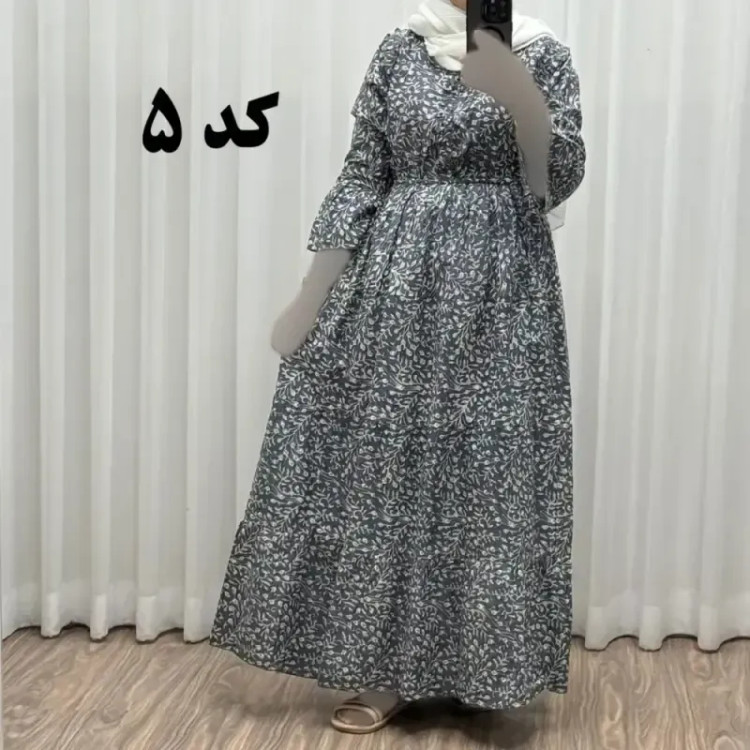 پیراهن ساحلی نخی آستین بلند فری سایز تا 48 کد 749 شسته شده بدون آبرفت و رنگ رفتگی چهارفصل تن خور شیک