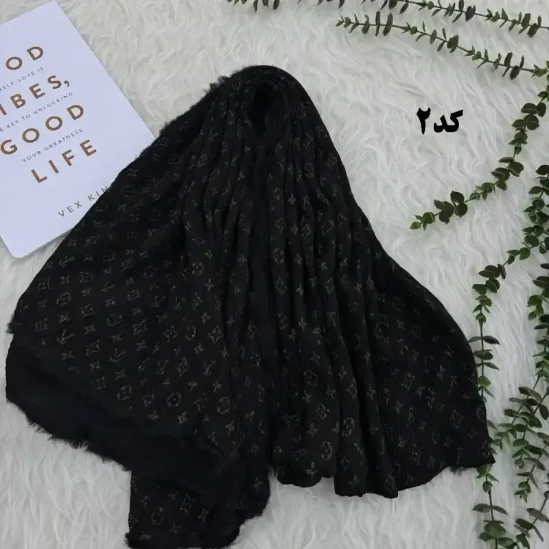 شال پاییزه پوم دار وارداتی کد 968 بدون آبرفت و رنگ رفت