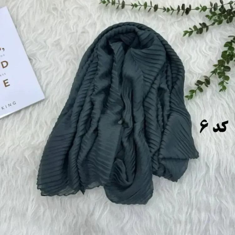 شال پلیسه ساده سوپرنخ