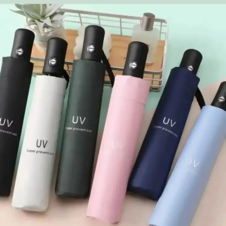 چتر تاشو اتوماتیک مردانه زنانه مدل uv ضد باد