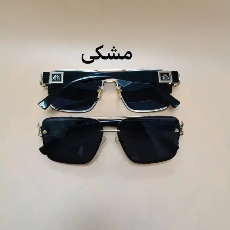 عینک مردانه میباخ آلمانی UV 400 لوکس ترکیب فلز و کائوچو مناسب صورت متوسط و بزرگ