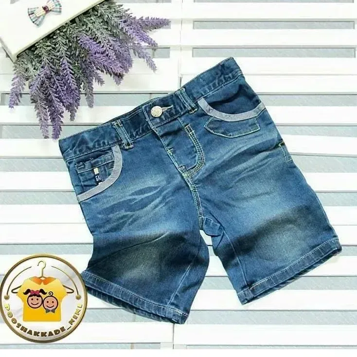 شلوارک جین بچگانه برند GAP مناسب دختر و پسر سایز 2 تا 6 سال