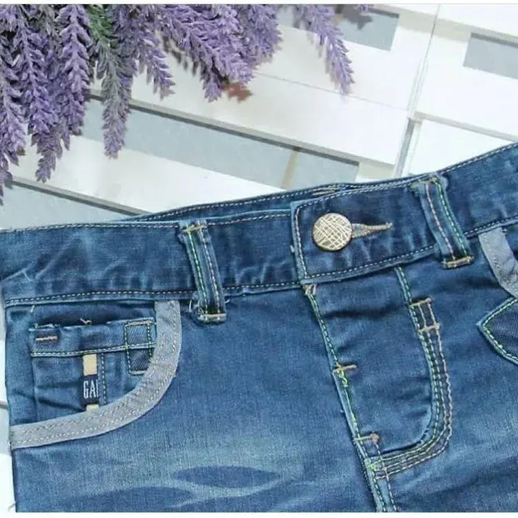 شلوارک جین بچگانه برند GAP مناسب دختر و پسر سایز 2 تا 6 سال