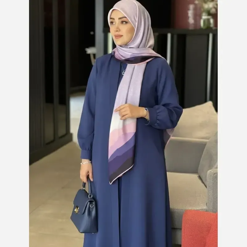 روسری نخ کاستوم طرح یاس قواره بزرگ 140 سانتیمتر چرخ دوز