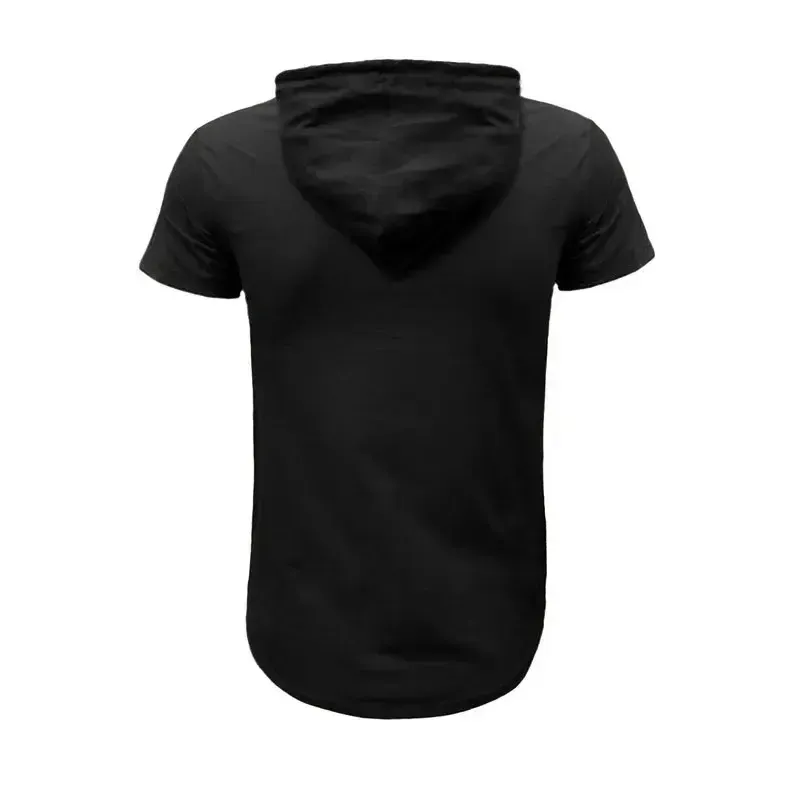 تی شرت آستین کوتاه کلاه دار مردانه طرح drea کد 7514 جنس پنبه سوپر خنک چهار فصل بدون ابرفت و رنگ دادن