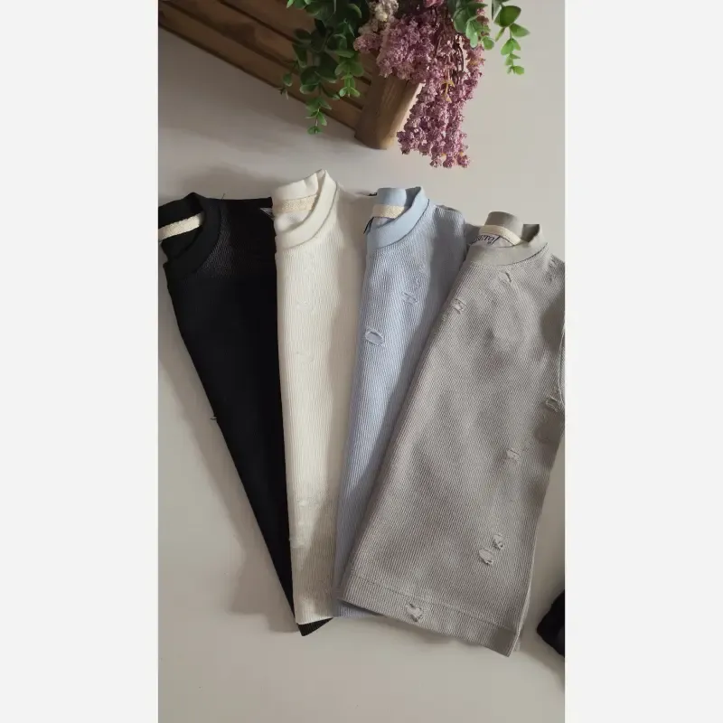 ست بلوز و شلوارک بچگانه طرح زاپ دار نخ و پنبه نرم و سبک مناسب 1 تا 7 سال