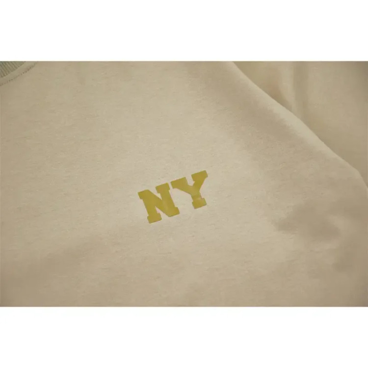 ست تیشرت و شلوارک مردانه NY پنبه و کتان کاغذی