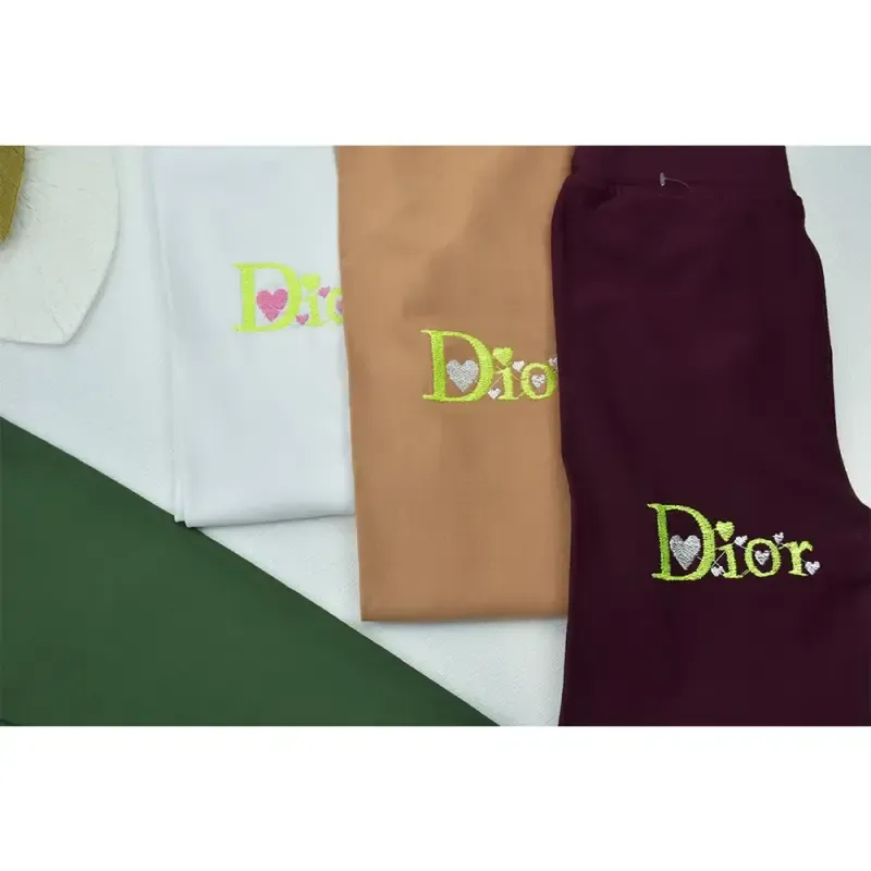 شلوار راحتی دخترانه پنبه ای استایل راسته کمر و دم پا کشی سایز 5 تا 10 سال