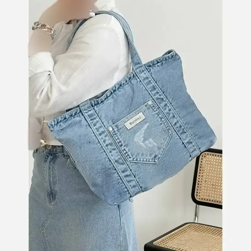 کیف جین زنانه لی خارجی درجه یک ابعاد 38 در 30 سانت