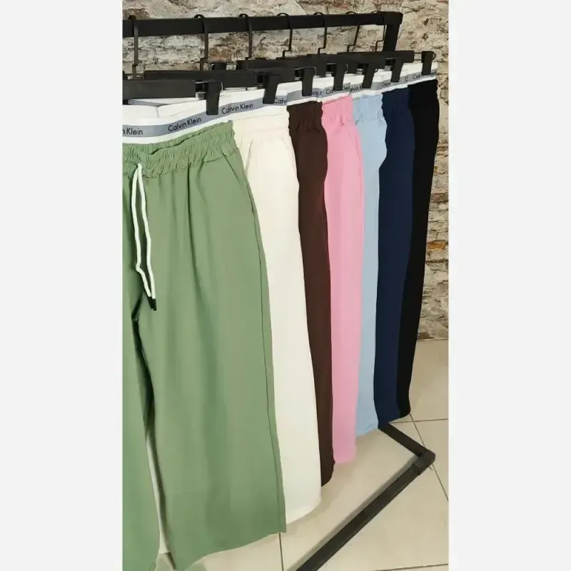 شلوار جاگر زنانه گلکسی پنبه درجه یک فری سایز دمپاگت دار کمر کش