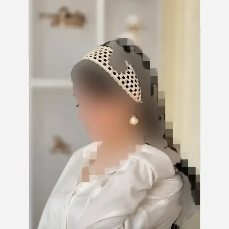 هدبند بافت ظریف درجه یک اکسسوری ترند دخترانه زنانه