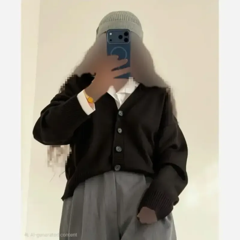 کاردیگن بافت زنانه مدل حوراماه جنس نخ اکریلیک ترک فری سایز