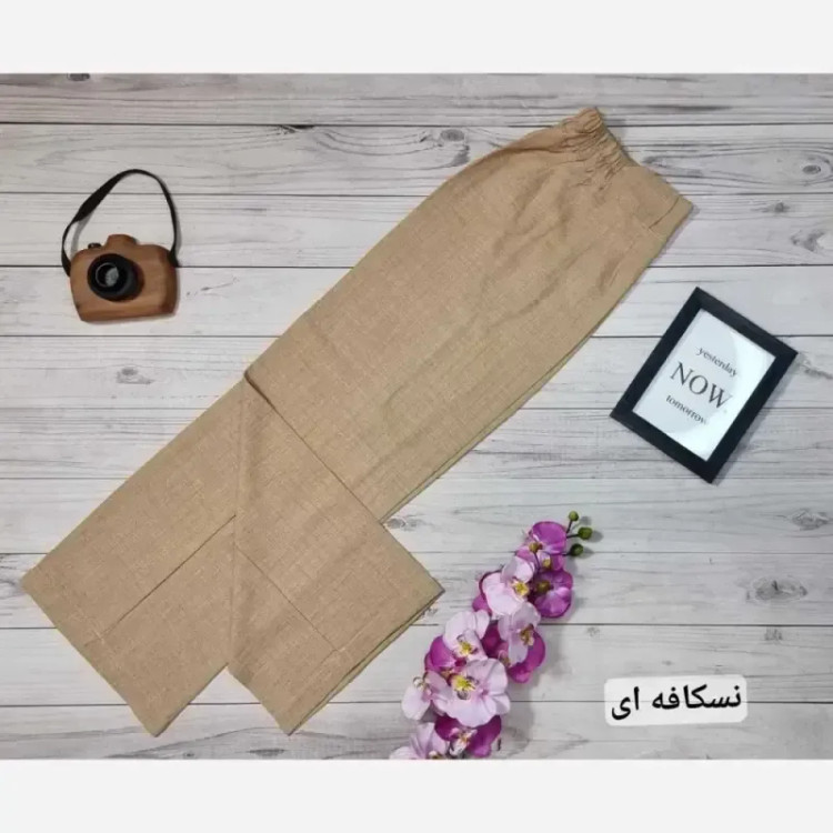 شلوار صوفیا مدل بگ زنانه جنس صوفیا شانتون دیپلمات رنگ بندی متنوع سایز 38 تا 48