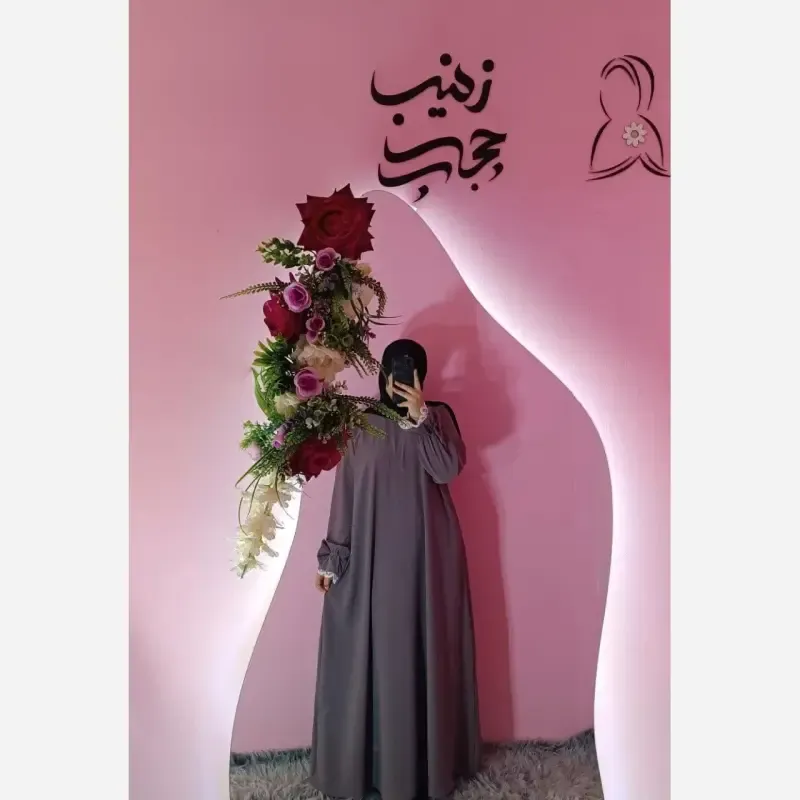 مانتو عبایی زنانه و دخترانه مدل ریحان جنس کرپ سوپر الیزه اعلا