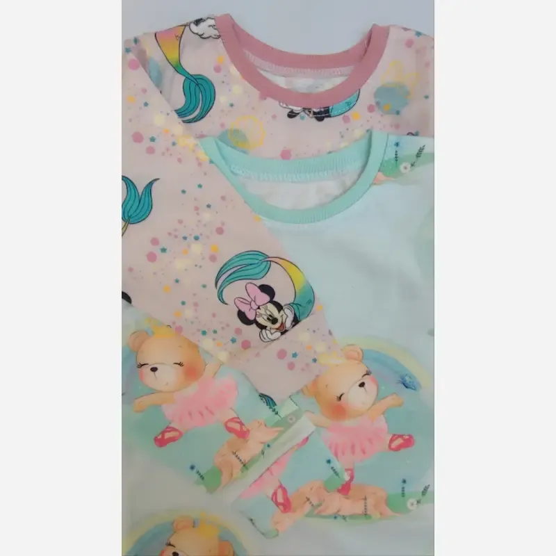 ست بلوز و شلوار راحتی دخترانه طرح زمستانی اسپرت سایز 35 تا 50