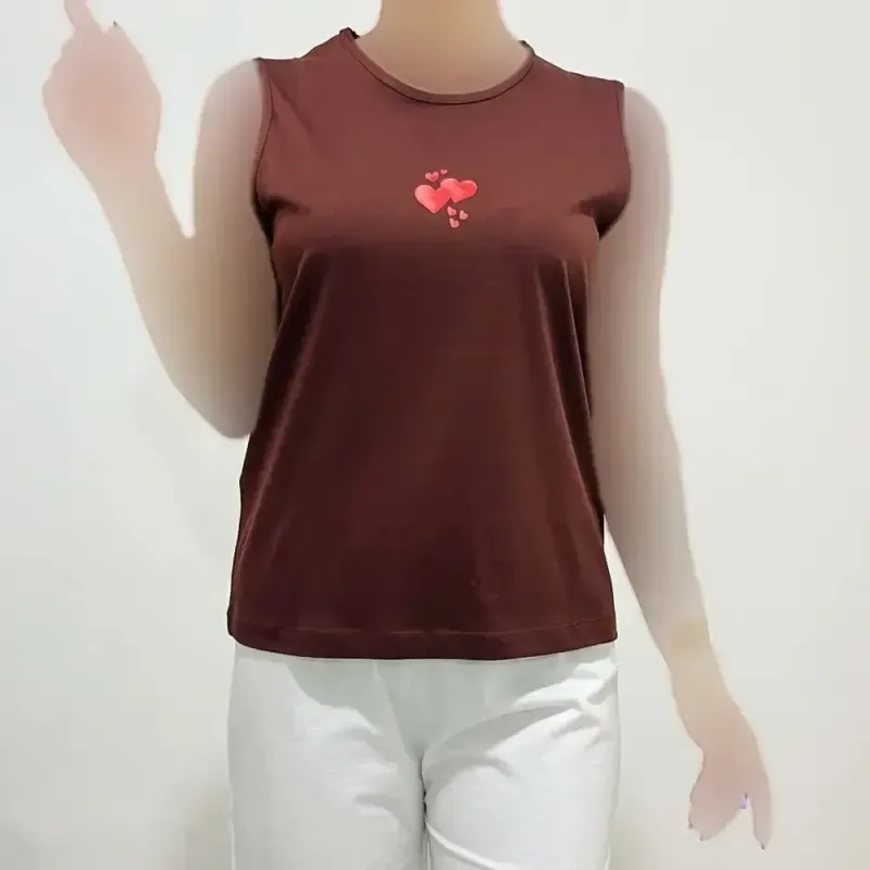 تاپ زنانه نخ پنبه چاپدار