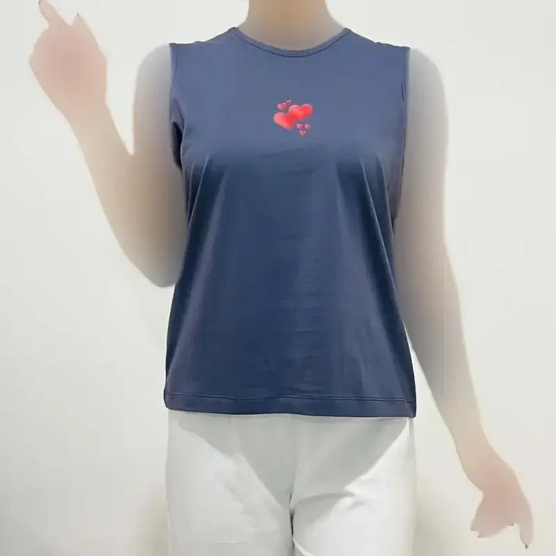 تاپ زنانه نخ پنبه چاپدار