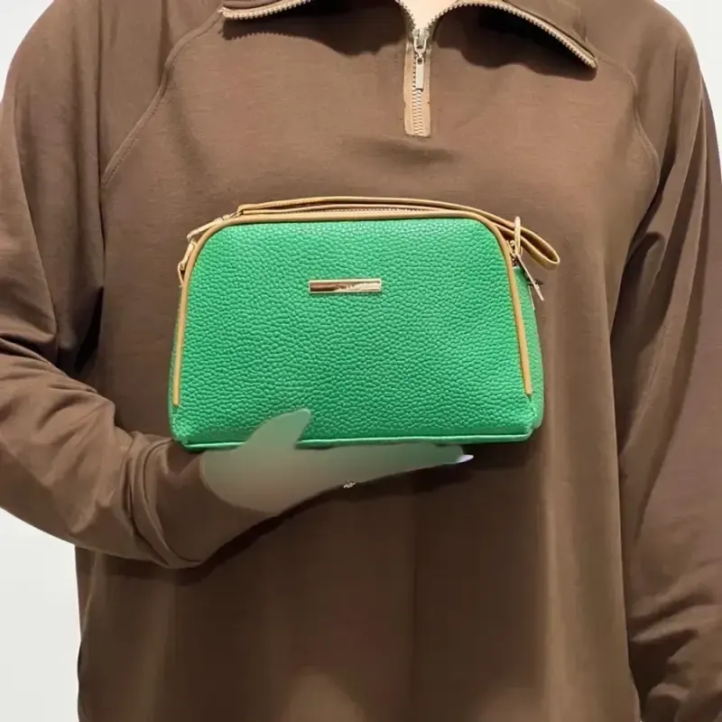 کیف دستی و دوشی زنانه شرانگ مغذی دوزی شده کد1390