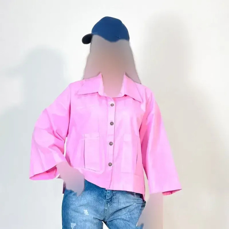 شومیز دوجیب لینن زنانه