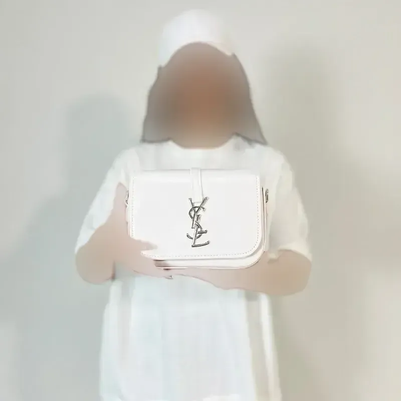 کیف دوشی زنانه چرم مصنوعی YSL ابعاد 20 در 16 سانتیمتر