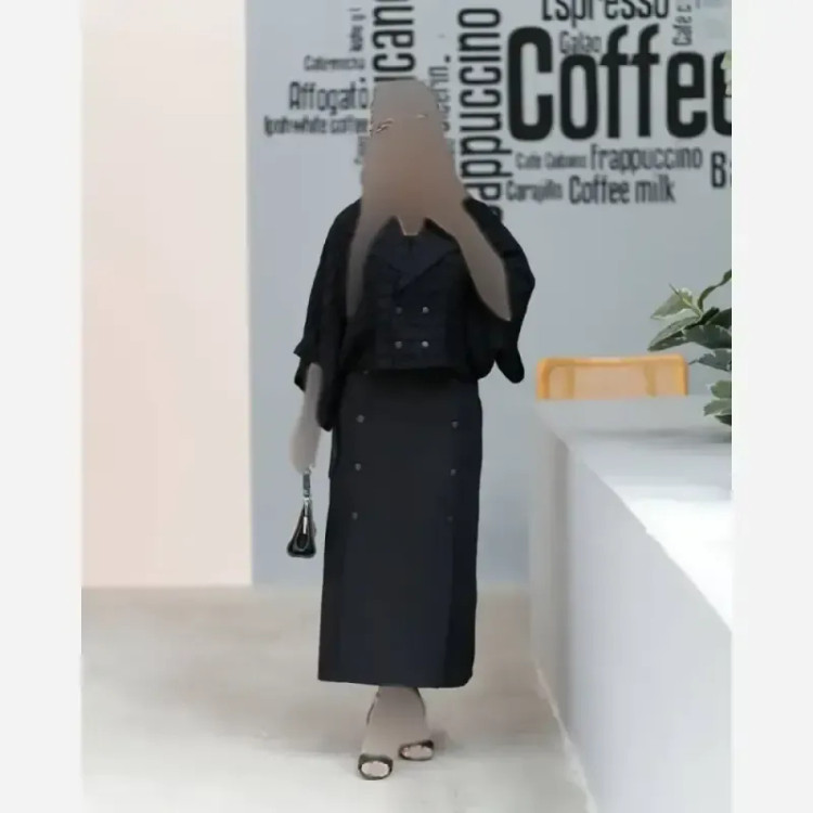 ست کراپ و دامن کوکدوزی روشناناز سایز بزرگ 38 تا 54