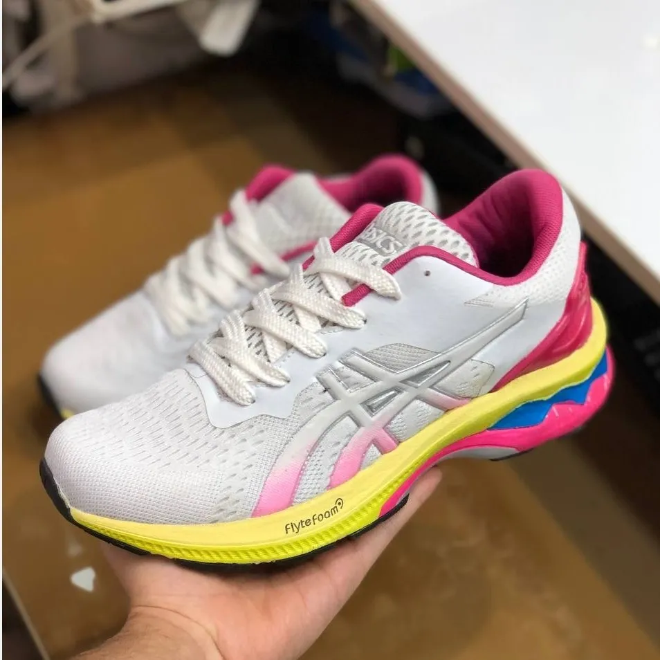 کفش اسیکس Gel Nimbus مردانه سفید اسپرت سبک راحت پیادهروی روزمره