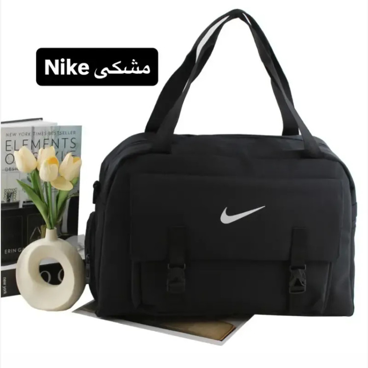 ساک ورزشی و روزمره پارچه ای سه بند با ابعاد 55 در 34 سانتیمتر