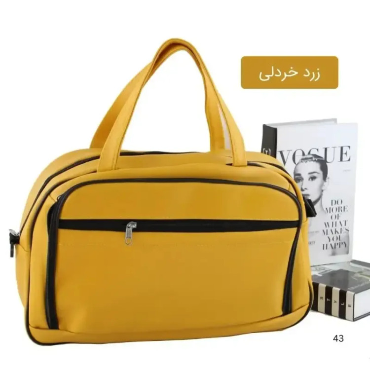 ساک دستی چرم مصنوعی زنانه روزمره و مهمانی با بند بلند