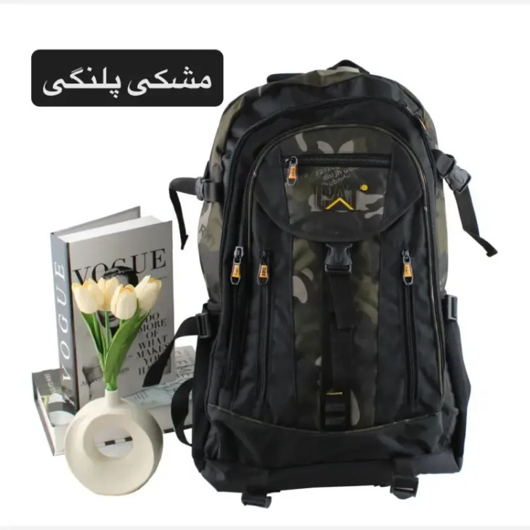 کوله پشتی روزمره و مدرسه پارچه ای دارای بند بلند و جیب دار