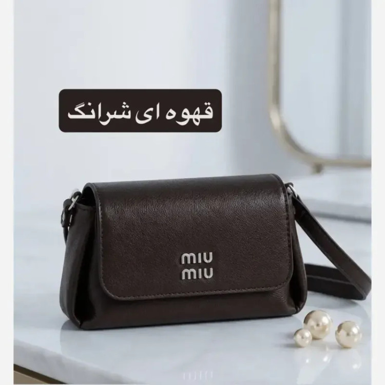 کیف پاسپورتی زنانه چرم مصنوعی ابعاد 23 در 13 سانتیمتر بند بلند